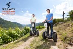 Mit den Segways hoch über Spitz an der Donau